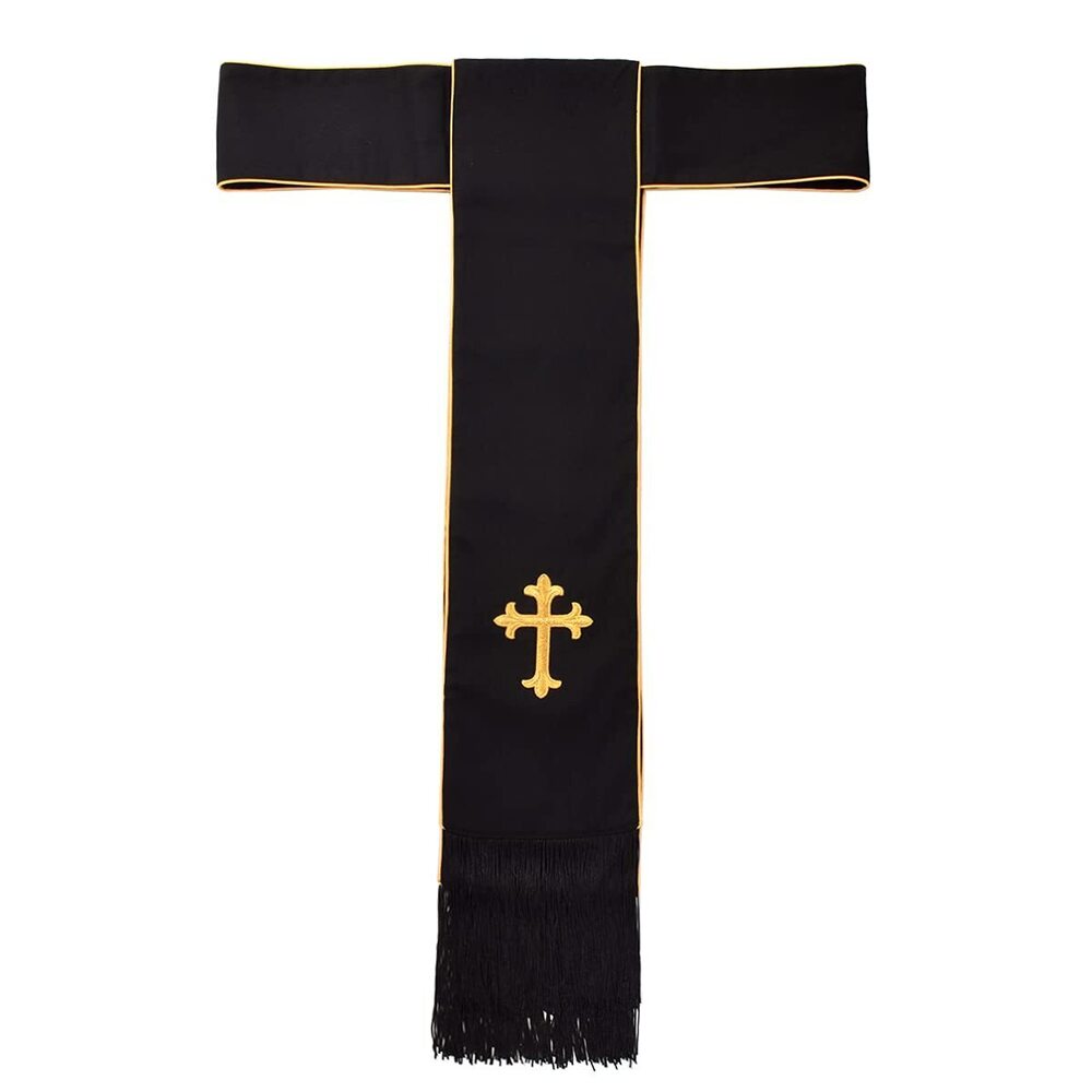 8368 Priest Waist Belt Soutane Roman Choir Cassock Band Cincture